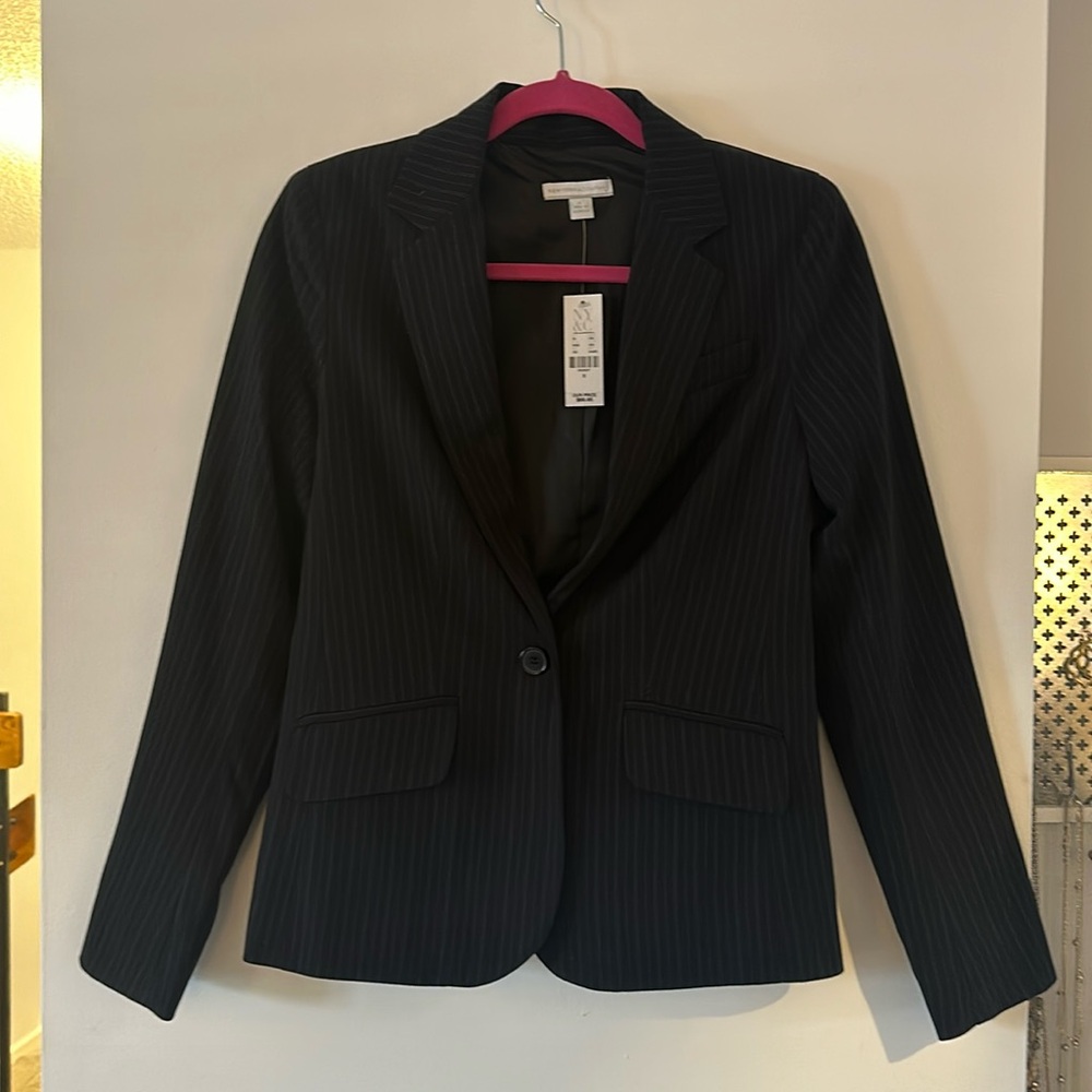 NY&C Pinstripe Blazer